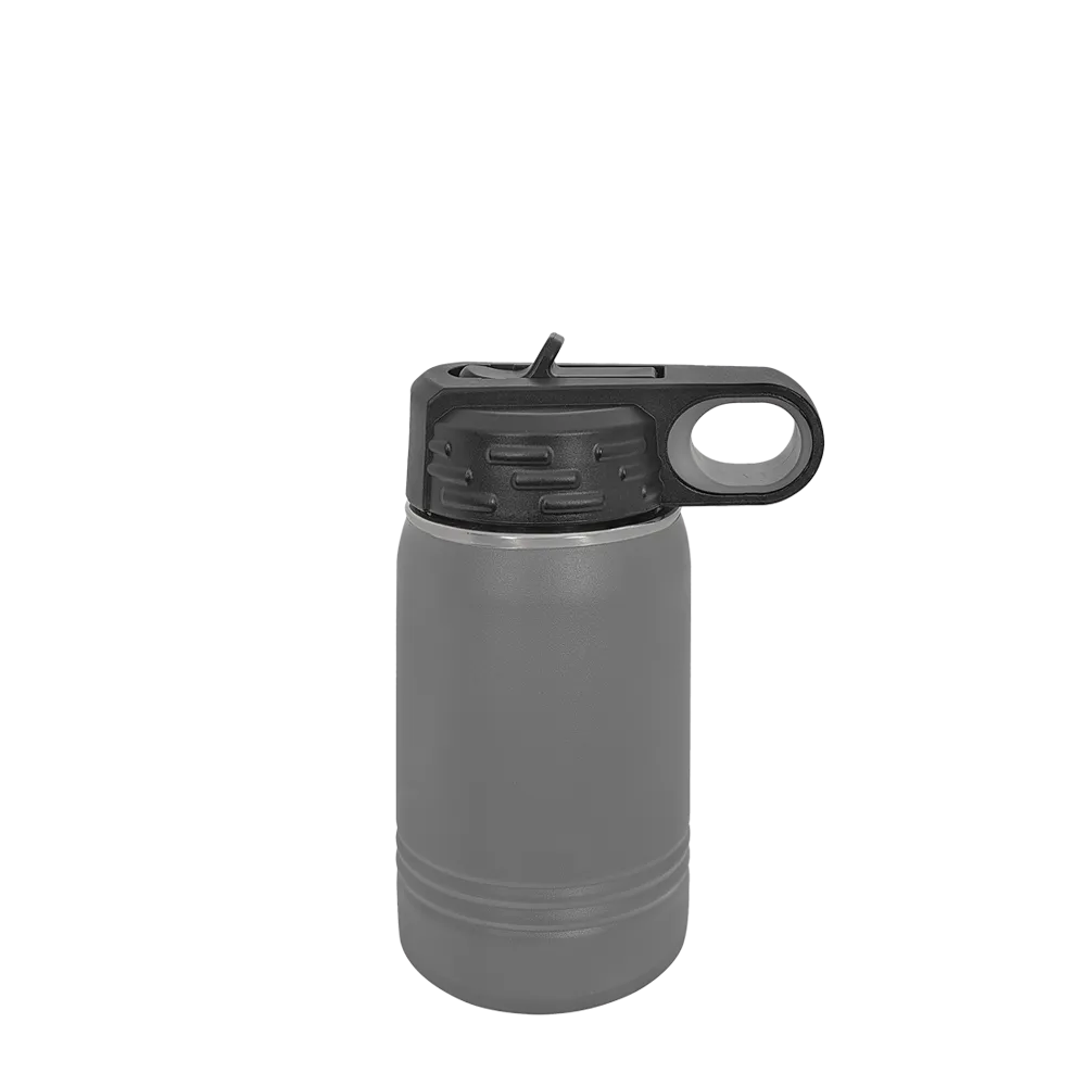 Polar Camel Kids Bottle 12 oz Dark Gray 