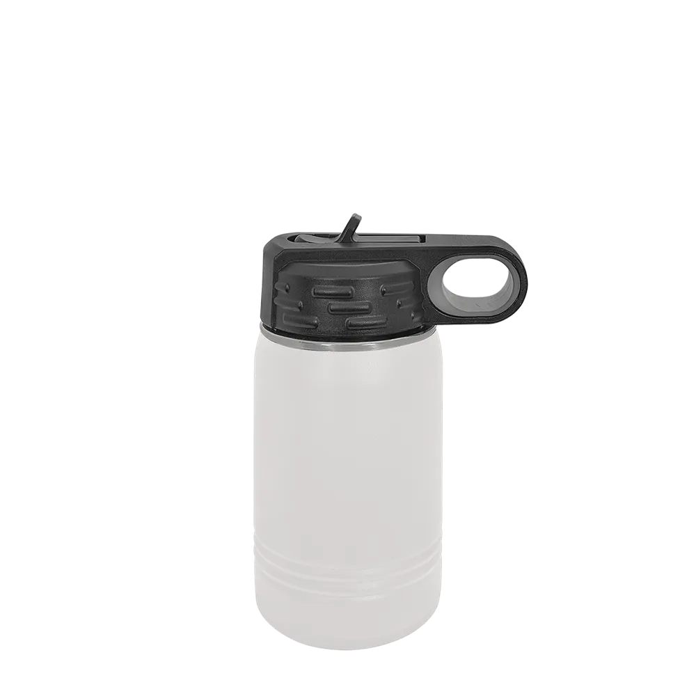 Polar Camel Kids Bottle 12 oz White 