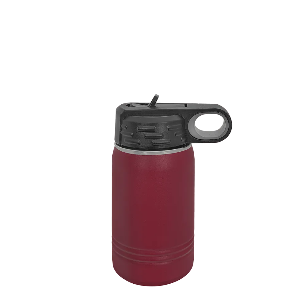Polar Camel Kids Bottle 12 oz Maroon 