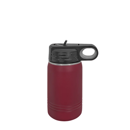 Polar Camel Kids Bottle 12 oz Maroon 