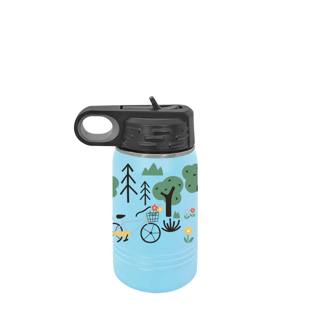 Petal Pedaler Wrap Kids Bottle | 12 oz