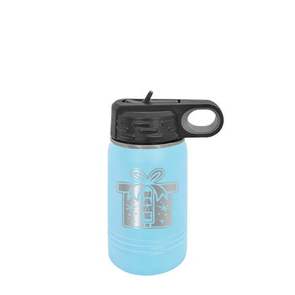 Polar Camel 12 oz Water Bottle with Winter Design Wrapped with Love
