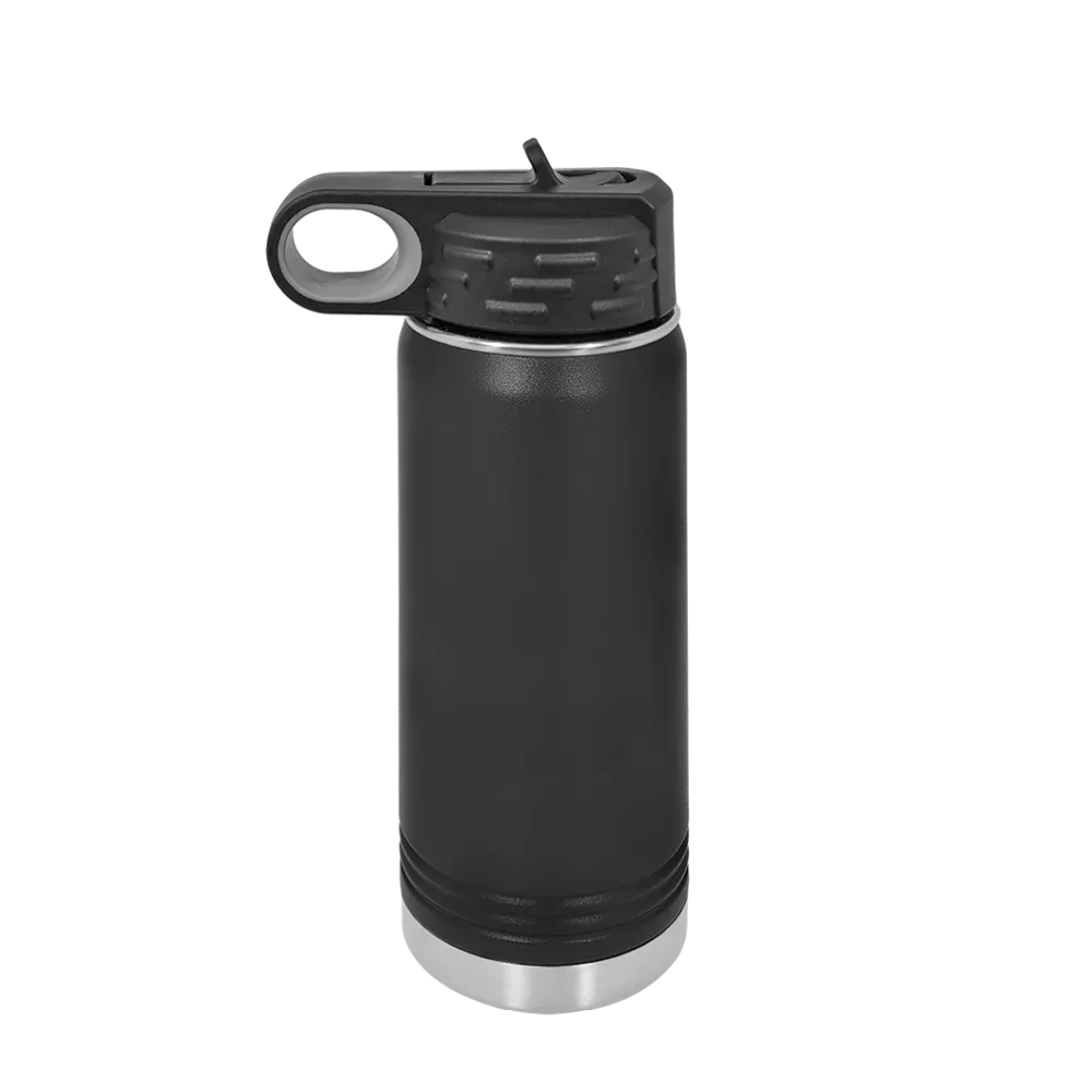 Polar Camel Water Bottle 20 oz Black 