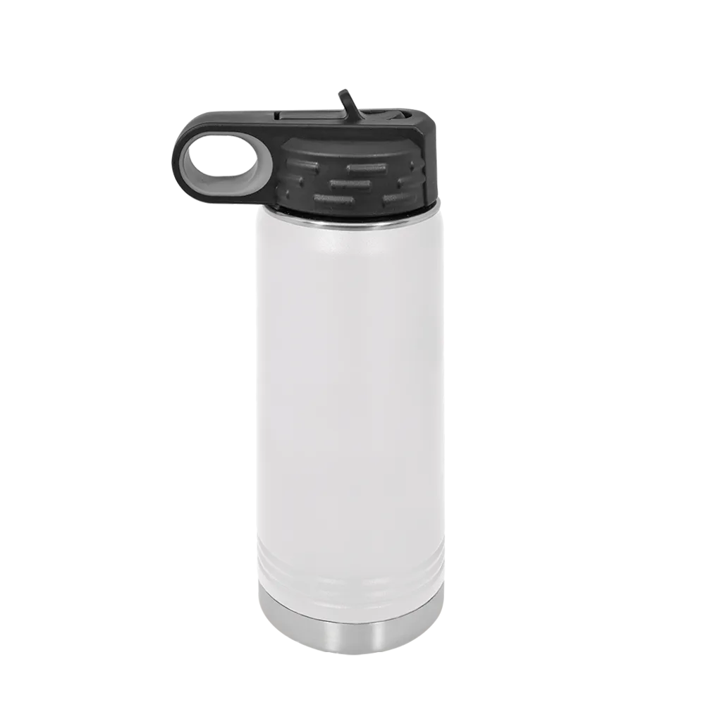 Polar Camel Water Bottle 20 oz White 