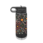 Polar Camel 20 oz bottle in Retro Daises wrap 