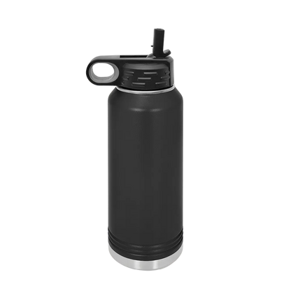 Polar Camel Water Bottle 32 oz Black 
