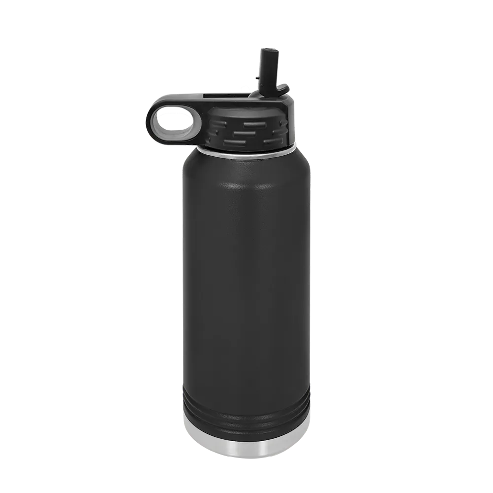 Polar Camel Water Bottle 32 oz Black 