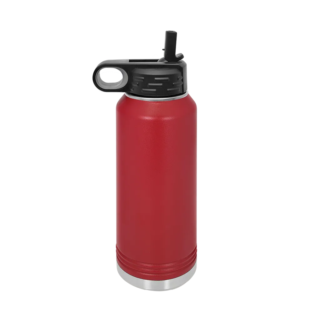 Polar Camel Water Bottle 32 oz Maroon 