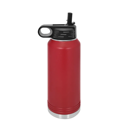 Polar Camel Water Bottle 32 oz Maroon 