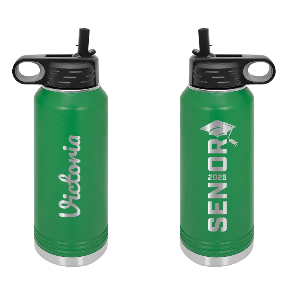 Double Sided Class Of Water Bottle | 32 oz