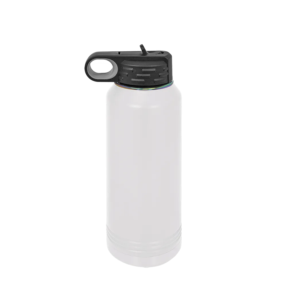 Polar Camel Ion Plated 32 oz Water Bottle with Winter Design Snowflake  