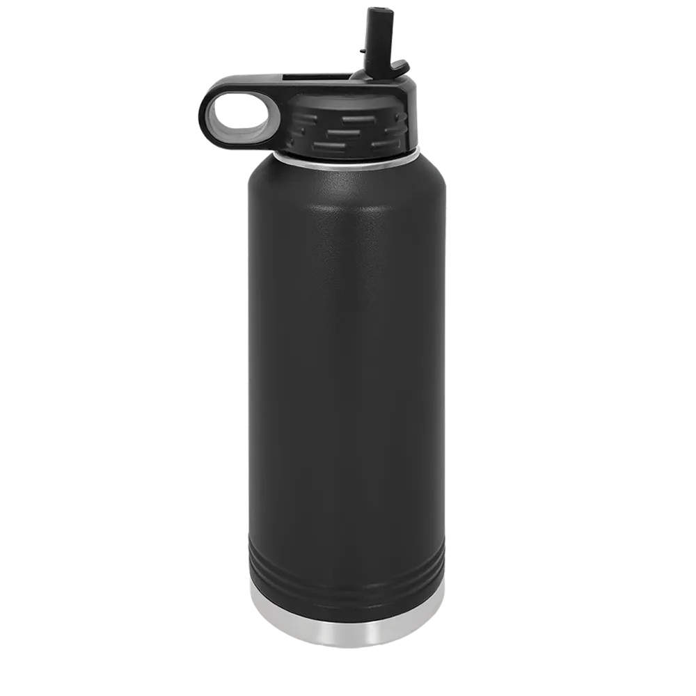 Polar Camel Water Bottle 40 oz Black 