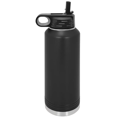 Polar Camel Water Bottle 40 oz Black 