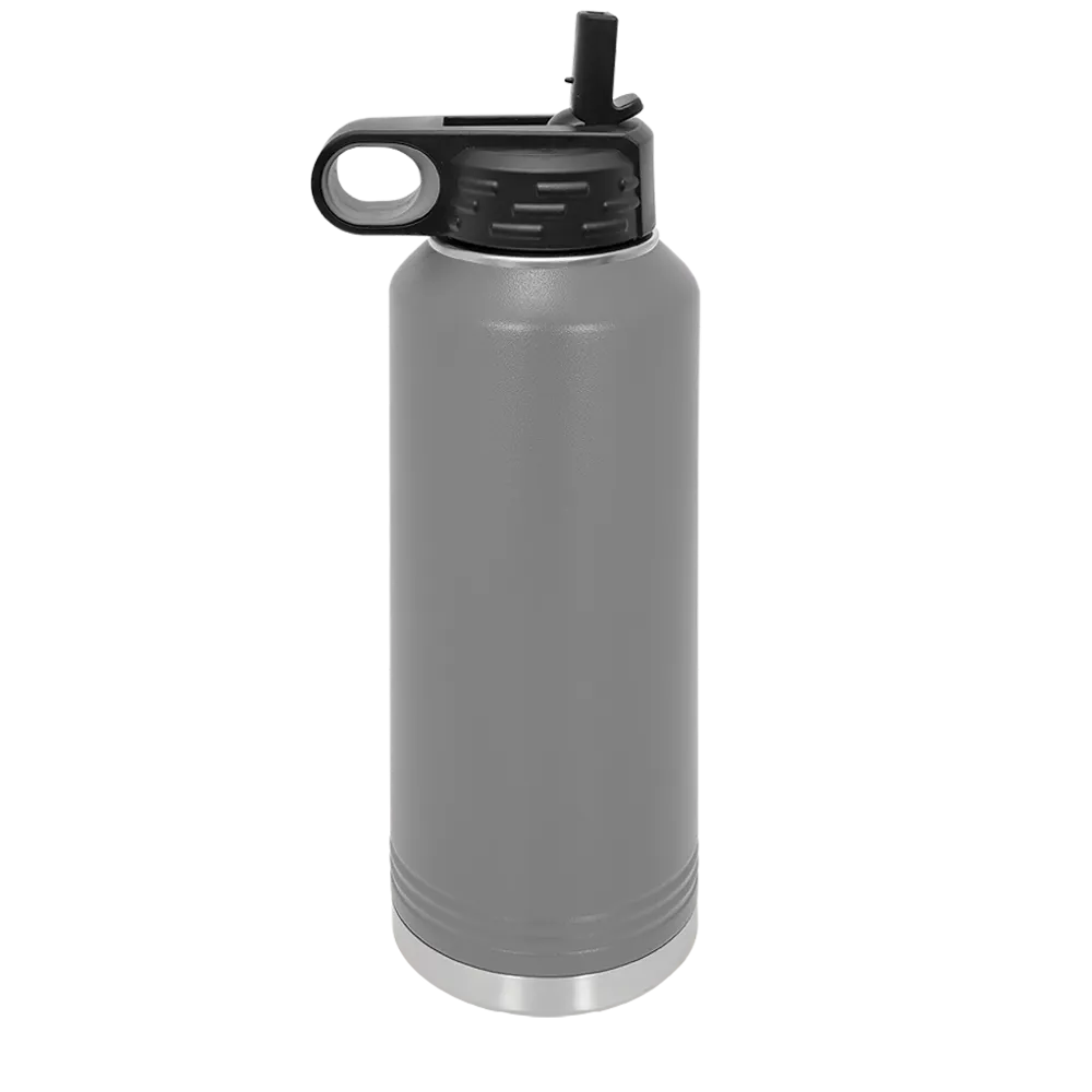 Polar Camel Water Bottle 40 oz Dark Gray 