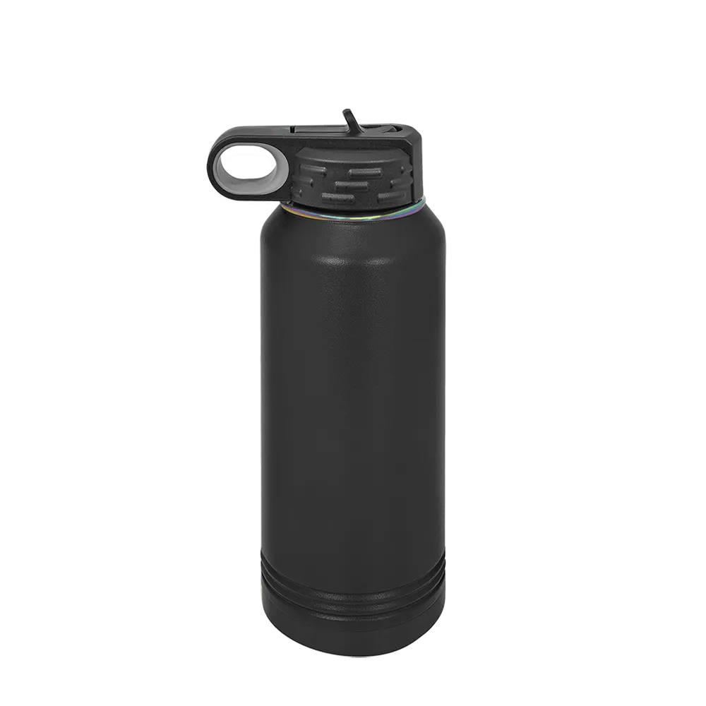 Polar Camel Ion Plated Water Bottle 32 oz Black and Prism 