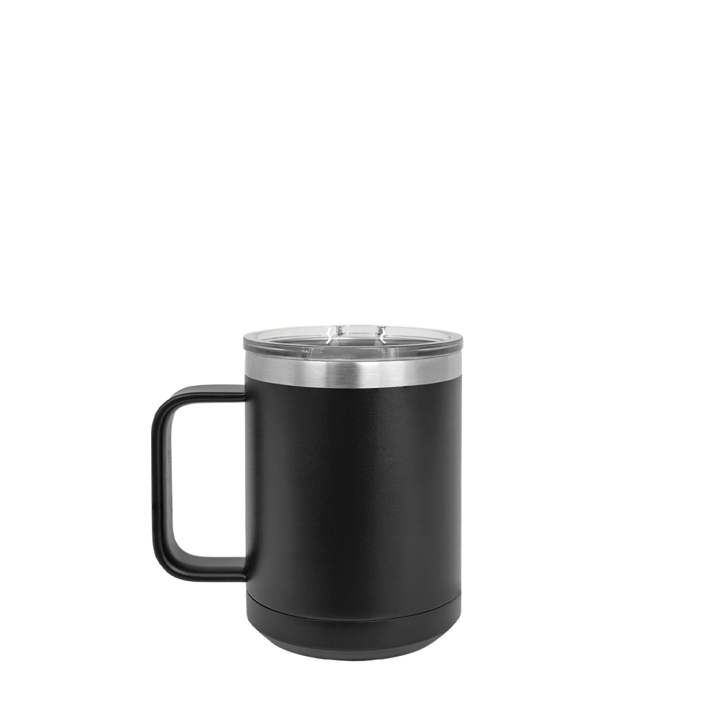 Polar Camel Handle Mug 15 oz Black 
