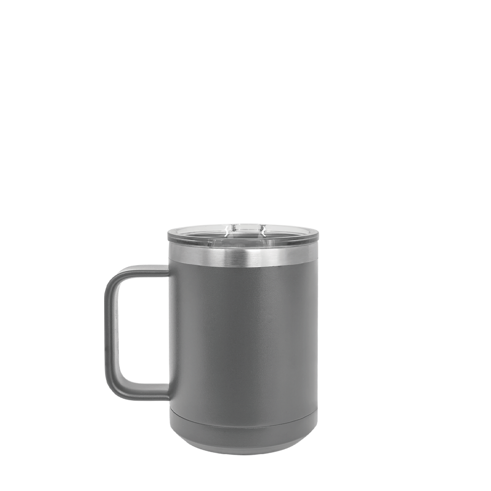 Polar Camel Handle Mug 15 oz Dark Gray 