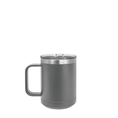 Polar Camel Handle Mug 15 oz Dark Gray 