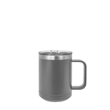 Polar Camel Handle Mug 15 oz Dark Gray 