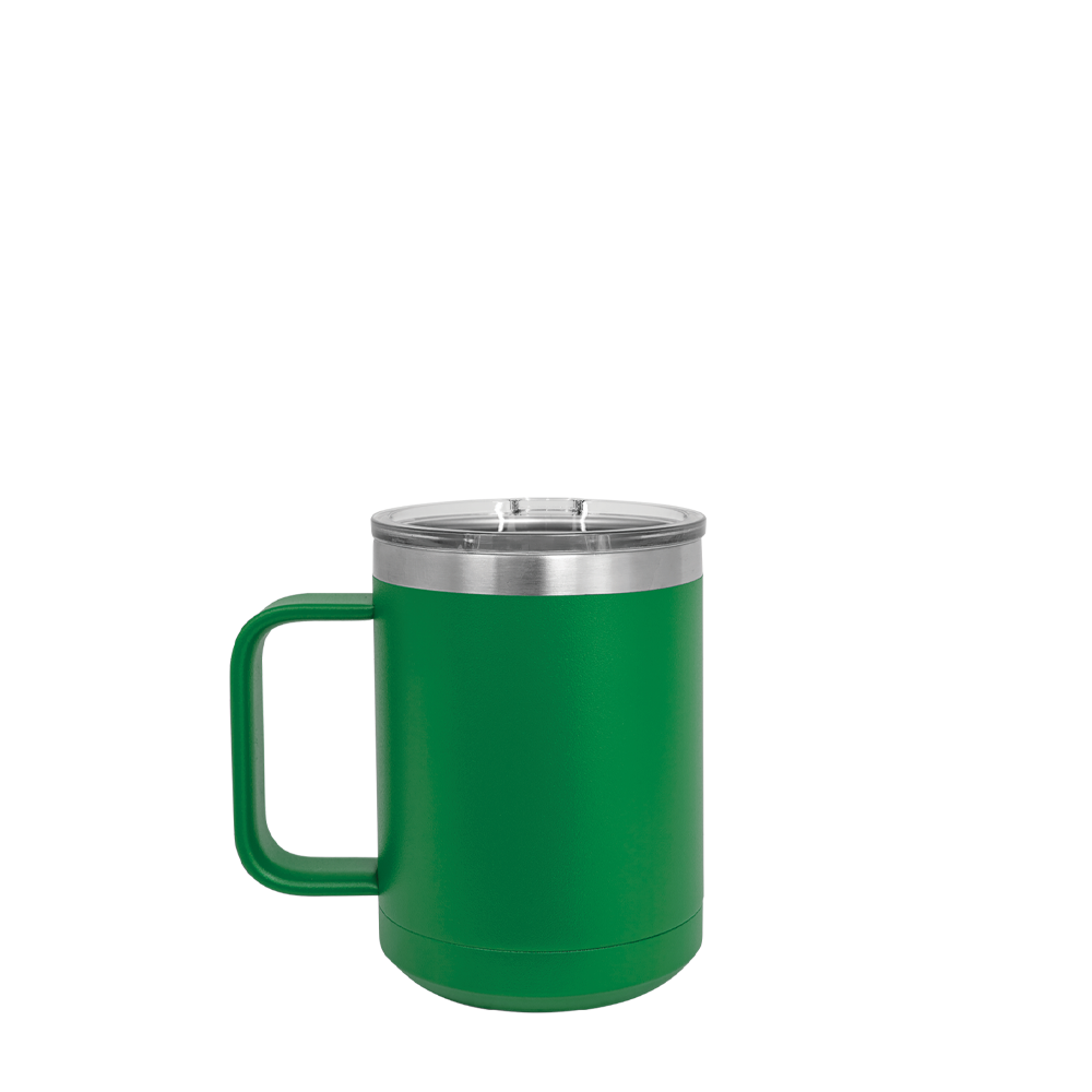 Polar Camel Handle Mug 15 oz Green 