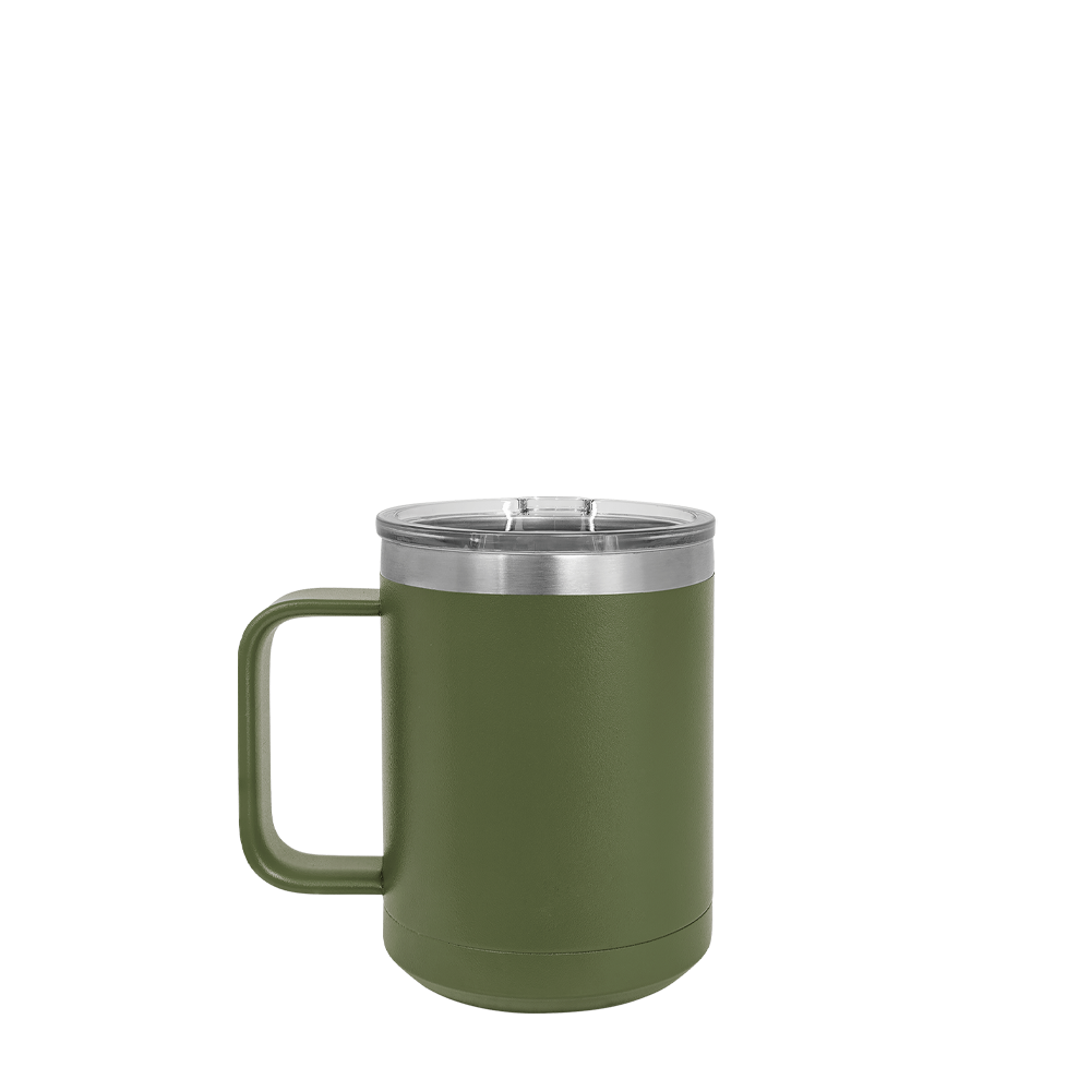 Polar Camel Handle Mug 15 oz Olive 