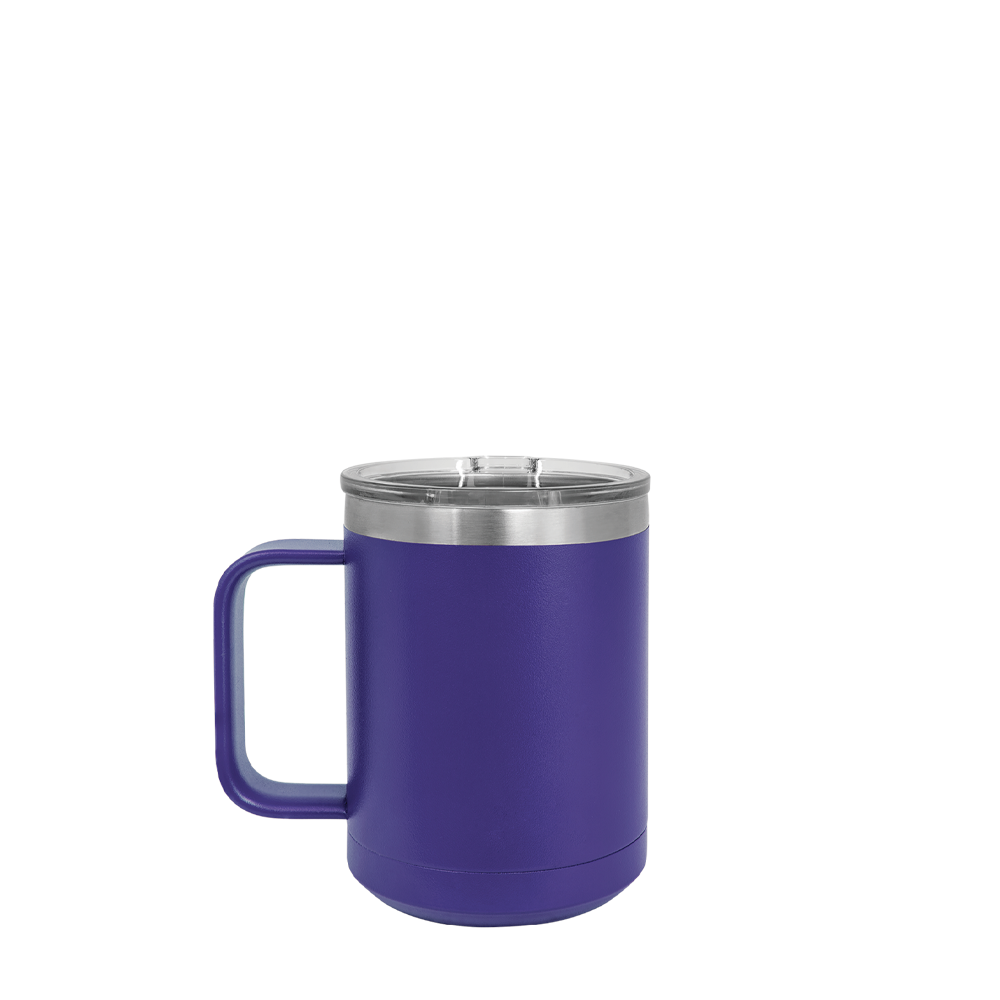 Polar Camel Handle Mug 15 oz Purple 