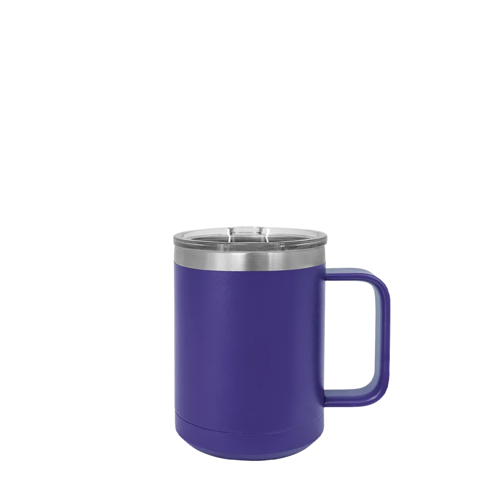 Polar Camel Handle Mug 15 oz Purple 