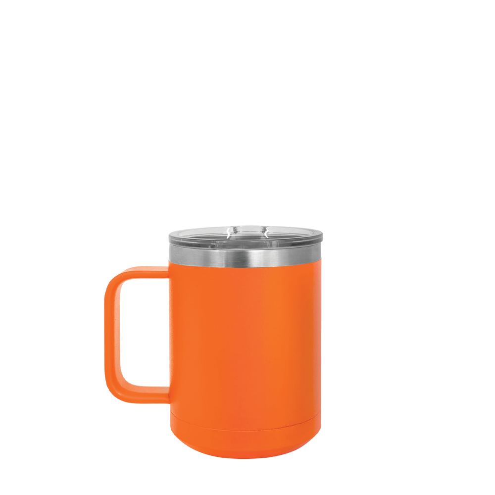 Polar Camel Handle Mug 15 oz Orange 