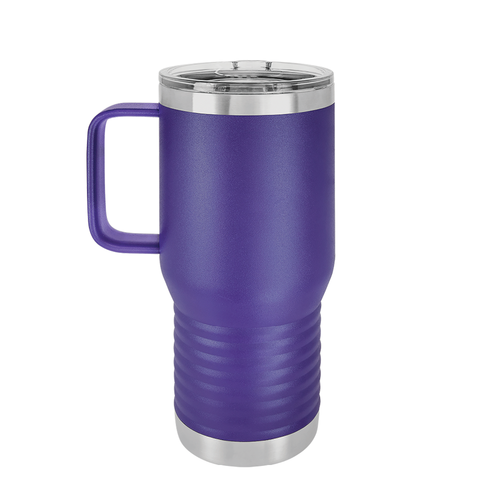 Polar Camel Handle Mug 20 oz Purple 