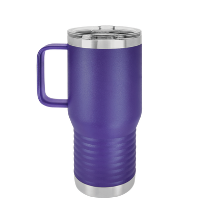 Polar Camel Handle Mug 20 oz Purple 