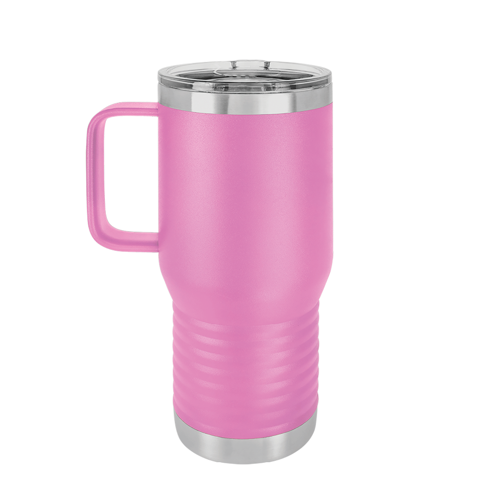 Polar Camel Handle Mug 20 oz Light Purple 