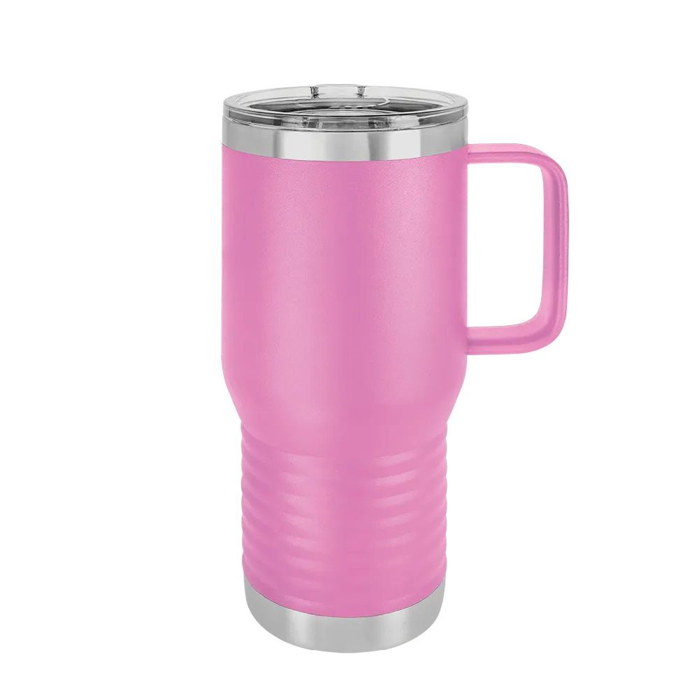 Polar Camel Handle Mug 20 oz Light Purple 