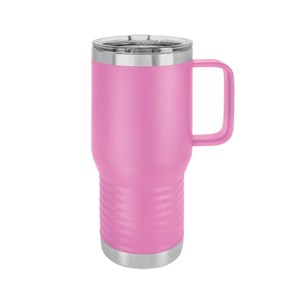 Polar Camel Handle Mug 20 oz Light Purple 