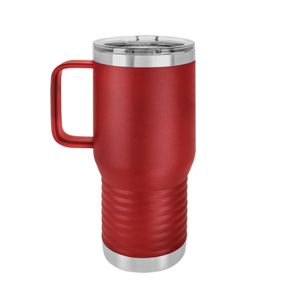 Polar Camel Handle Mug 20 oz Maroon 