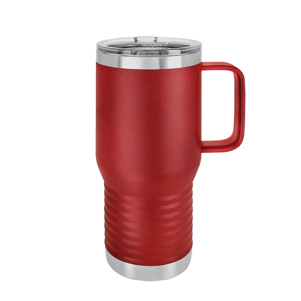 Polar Camel Handle Mug 20 oz Maroon 