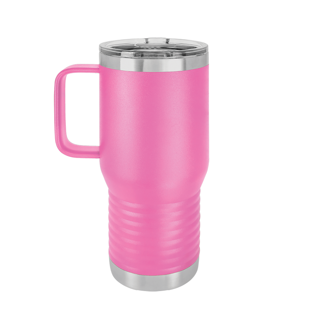 Polar Camel Handle Mug 20 oz Pink 