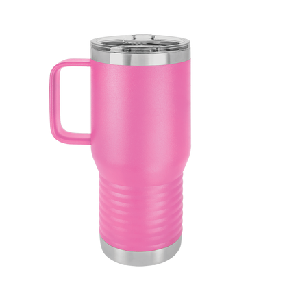Polar Camel Handle Mug 20 oz Pink 
