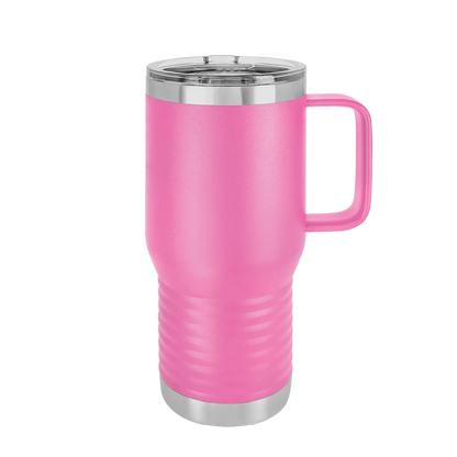 Polar Camel Handle Mug 20 oz Pink 