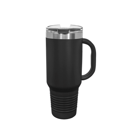 Polar Camel Straw Lid Mug 40 oz Black 