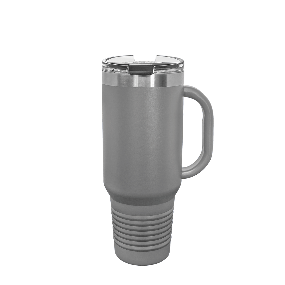 Polar Camel Straw Lid Mug 40 oz Dark Gray 