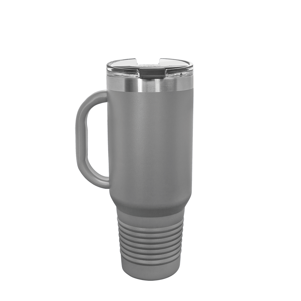 Polar Camel Straw Lid Mug 40 oz Dark Gray 