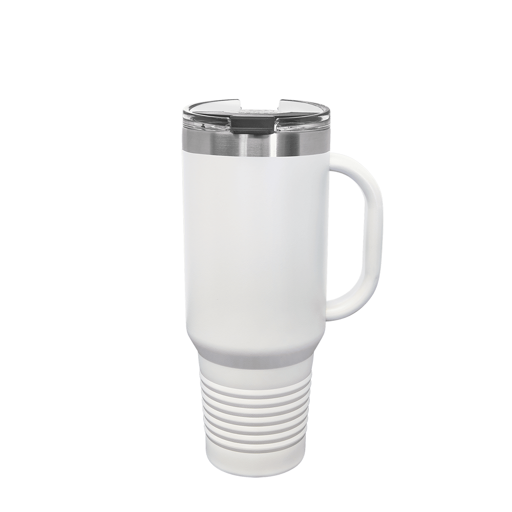 Polar Camel Straw Lid Mug 40 oz White 