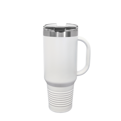 Polar Camel Straw Lid Mug 40 oz White 