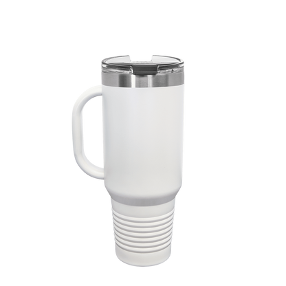 Polar Camel Straw Lid Mug 40 oz White 