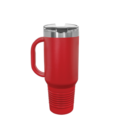 Polar Camel Straw Lid Mug 40 oz Red 