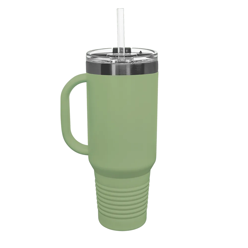 Polar Camel Ion Plated Straw lid Mug 