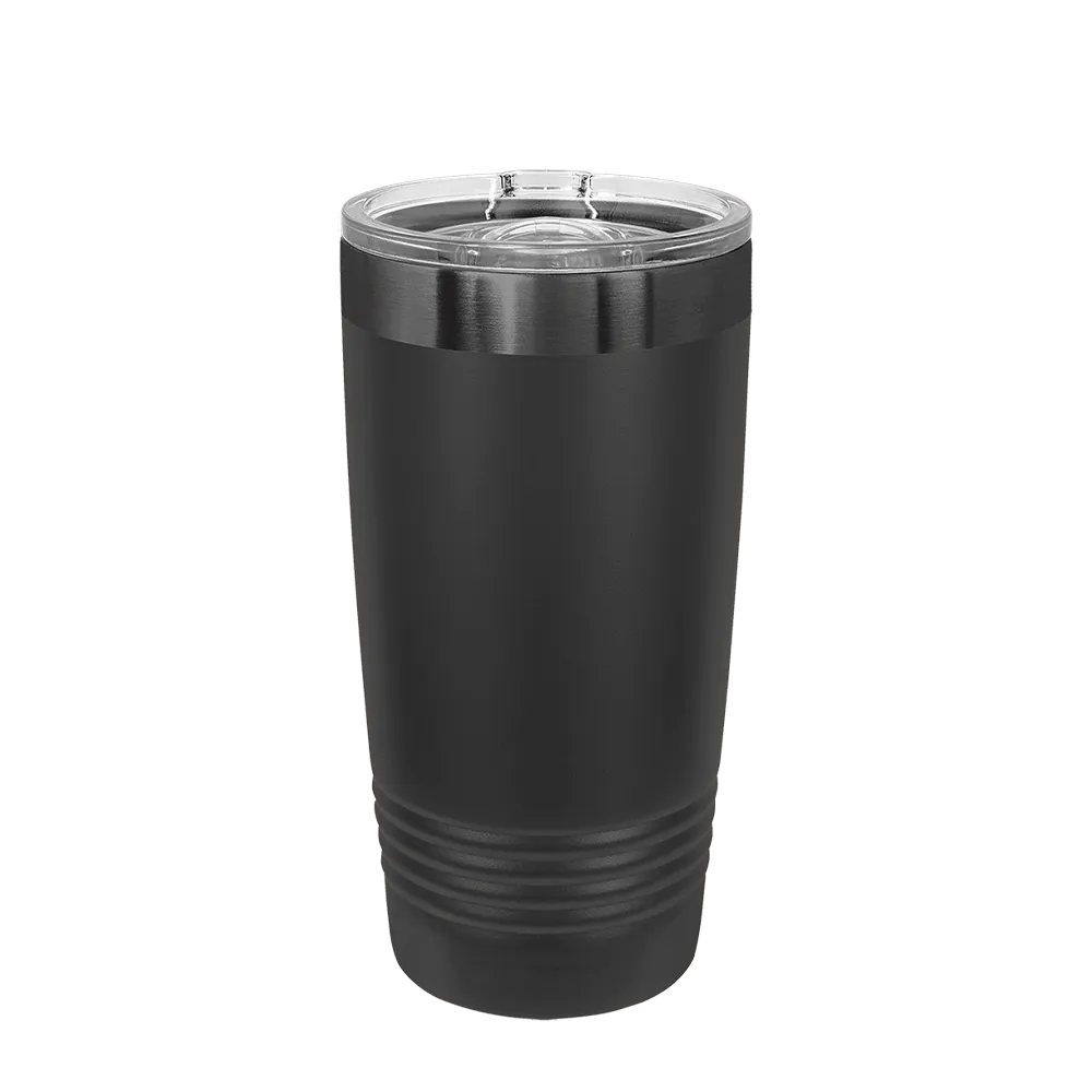 Polar Camel Ion Plated Tumbler 20 oz Black and Ghost Black 