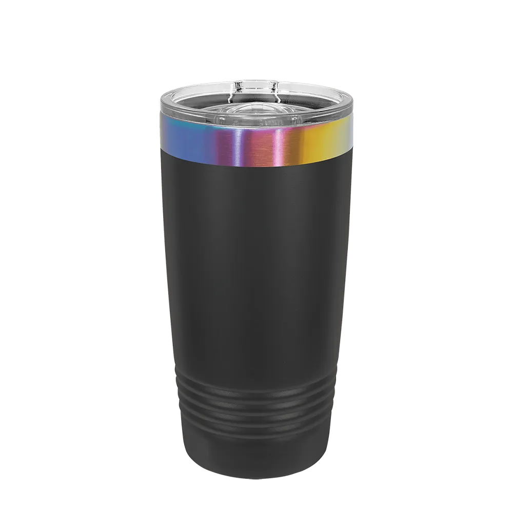Polar Camel Ion Plated Tumbler 20 oz Black and Prism 