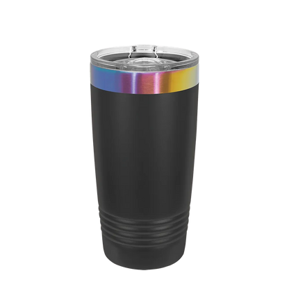 Polar Camel Ion Plated Tumbler 20 oz Black and Prism 