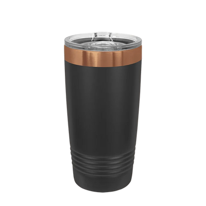 Polar Camel Ion Plated Tumbler 20 oz Black and Rose Gold 